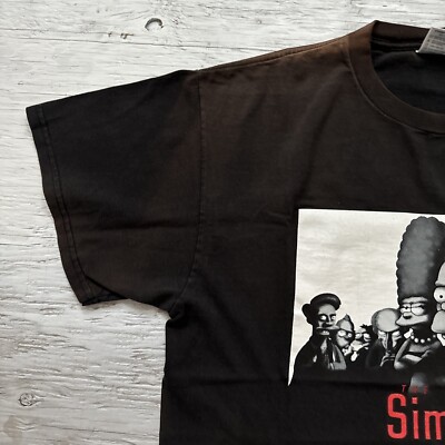 Vintage Delta The Simpsons Sopranos Parody Mob Cartoon Shirt Size