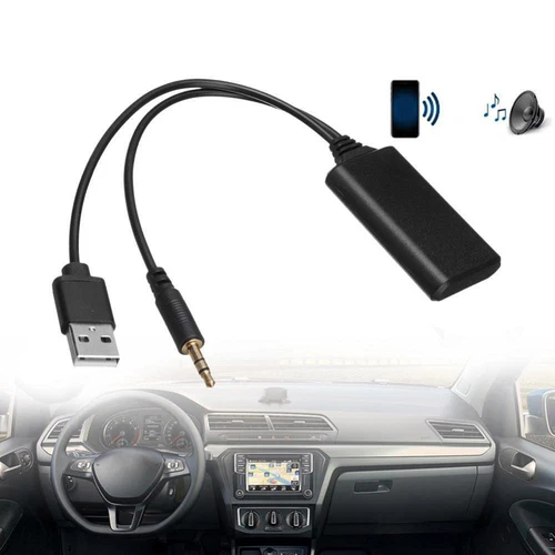 Car Radio Audio Cable Adapter For BMW E60 E66 E82 E87 E90 E92 AUX Bluetooth 5.0 - Picture 4 of 14