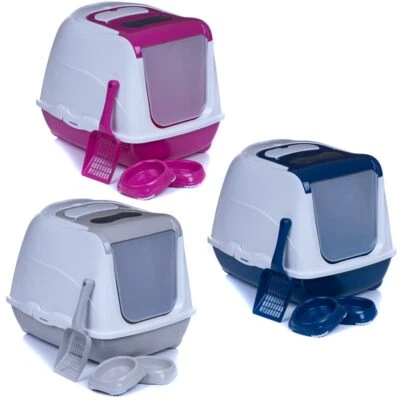 XXL Jumbo Katzentoilette Haubentoilette Toilette Haube 58 x 45 cm