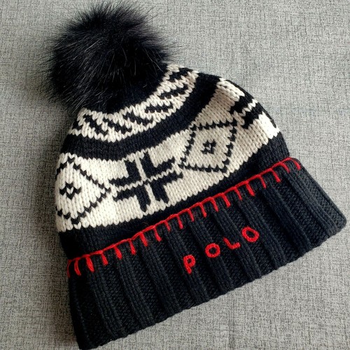 NWT POLO Ralph Lauren HERITAGE KNIT POM 