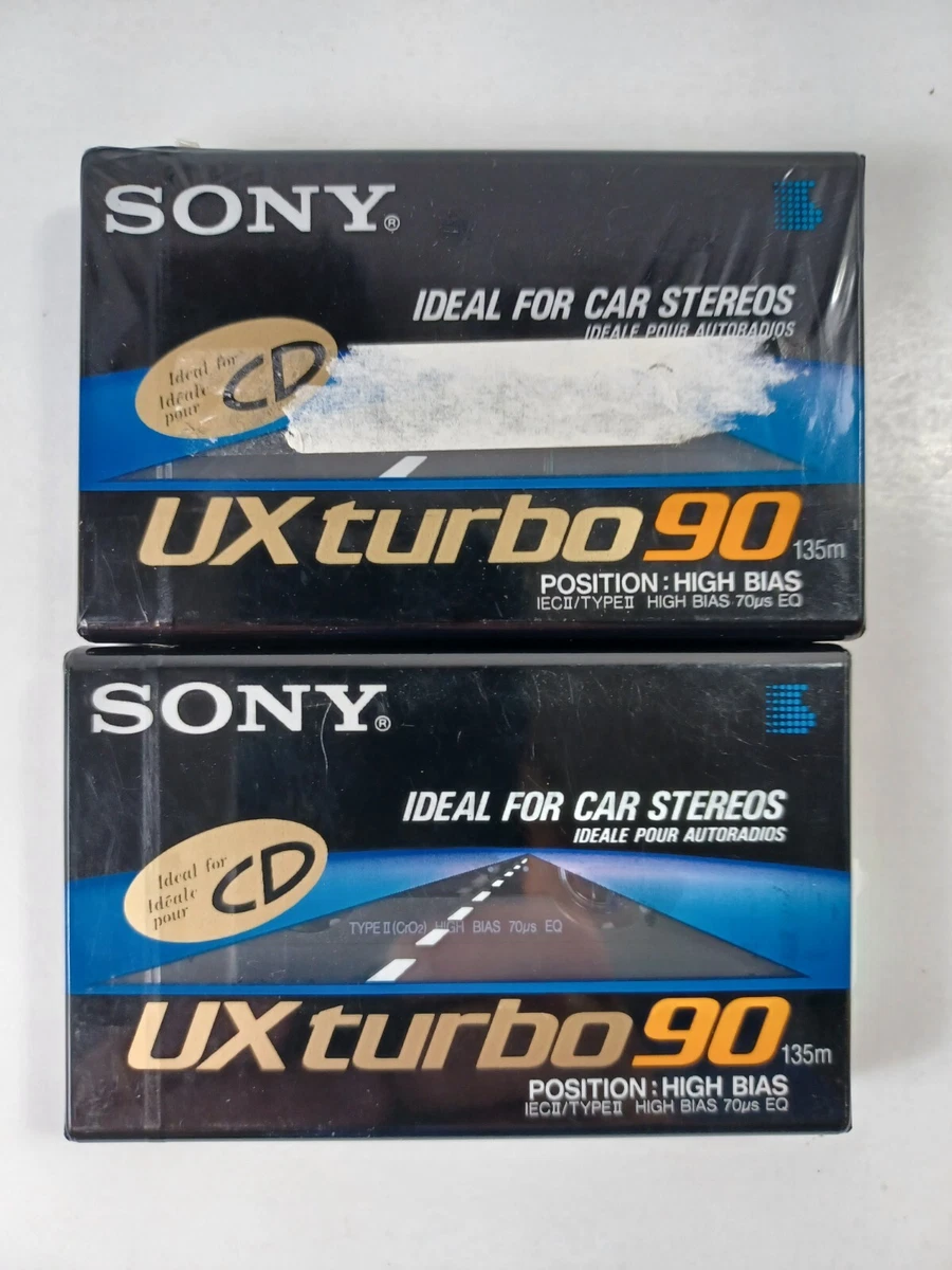 Lot de 2 cassettes audio Sony UX Pro 90 - Auto