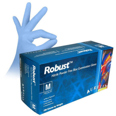 Aurelia *ROBUST* Qualitäts-NITRIL puderfreie Einweghandschuhe 1 - 4000 GRATIS P&P