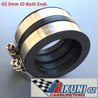 1028-10 kuさん Mikuni Mounting Flange Sleeve / Boot with 43.5mm ID Both Ends- PWK