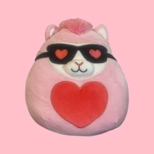 Squishmallows Kip the Pink Llama Plush  Kellytoy 6" Valentine's Day Squad