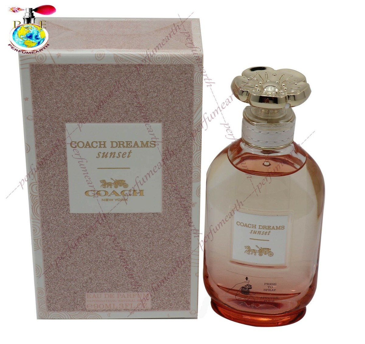 Coach Dreams Sunset By Coach 3.0 oz./90 ml Edp Spray For Women New