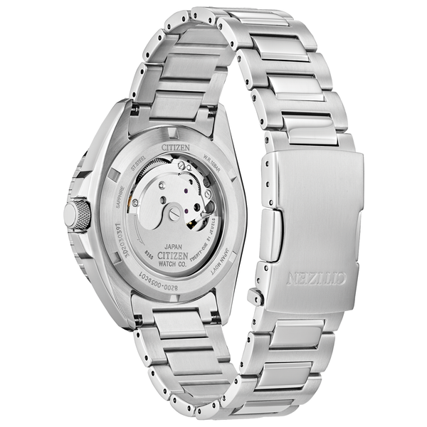 Citizen hombre automático plata azul acero inoxidable 42mm NH7530-52M 4