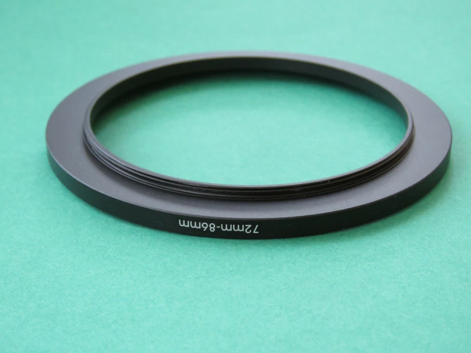 72mm-86mm Stepping Step Up Male-Female Filter Ring Adapter 72mm-86mm - Image 2 of 2