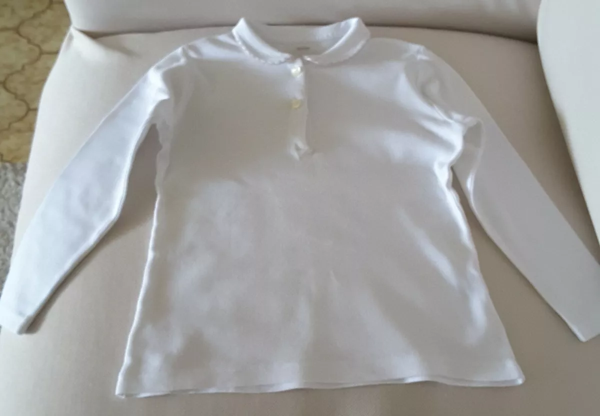 Polo bianca bimba cheap