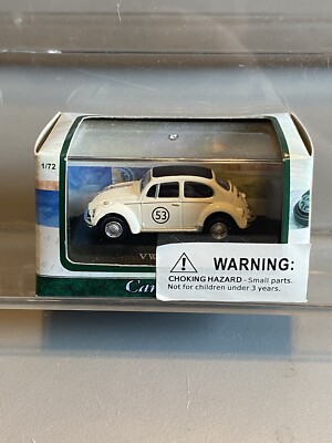 Cararama 71470 Volkswagen Beetle #53 in Display Case 1/72 Diecast Model Car