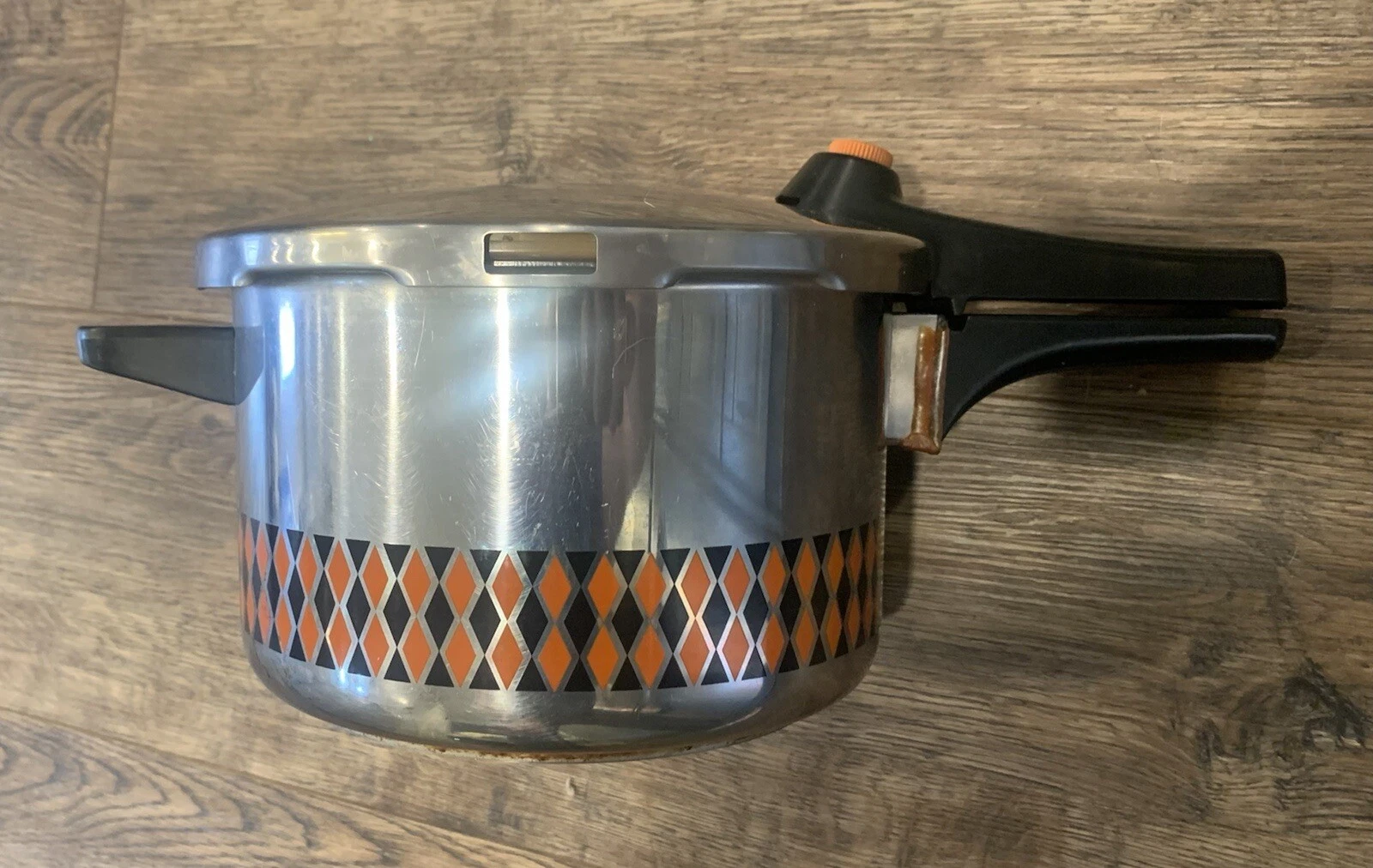 Vintage Mivit Inox Pressure Cooker 6 qt Germany Mid Modern Century Look