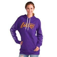 Women's G-III 4Her by Carl Banks Purple Los Angeles Lakers Base Coach Pullover