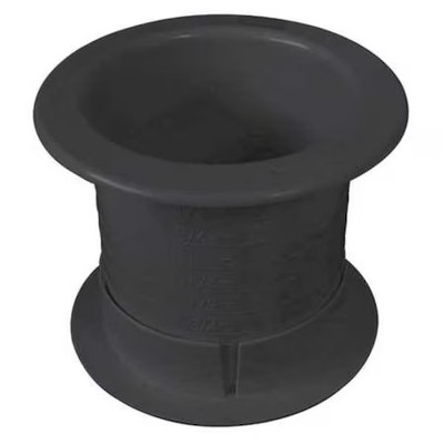 Fastcap Dually 2.5 25Pc Bl Dual Sided Grommet, Blk, 2.5In, Pk25