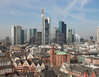 HISTORICAL CITY CENTRE FRANKFURT GERMANY 2012 11X14 PHOTO