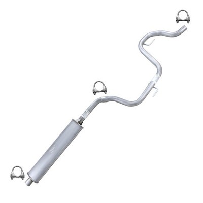 Stainless Steel Exhaust Resonator Pipe fits 2004-2011 Saab 9-3 2.0L