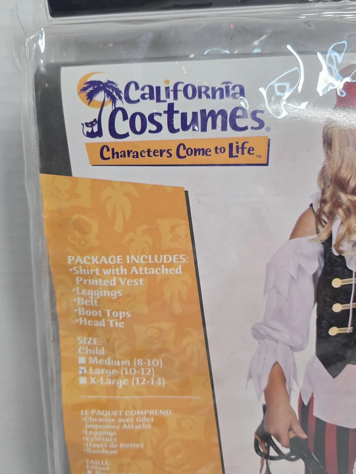Disfraz de Capitán Niña del Caribe Posh Pirata Mujer Disfraz Elegante Halloween Niño Foto 3 de 4