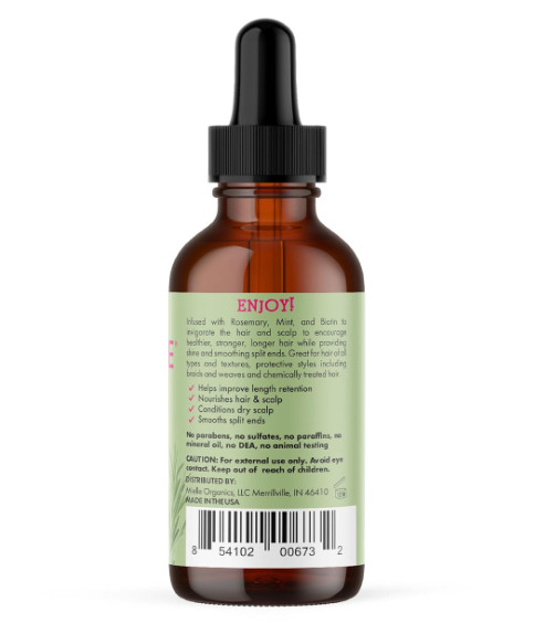 Mielle Organics Rosemary Mint Scalp & Hair Strengthening Oil for All Hair Types,