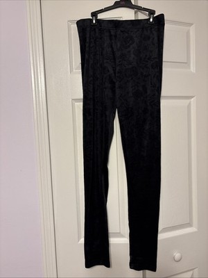 Super Soft Velour Halloween Leggings Women's Medium 8-10 Skinny Leg Sleek Fit