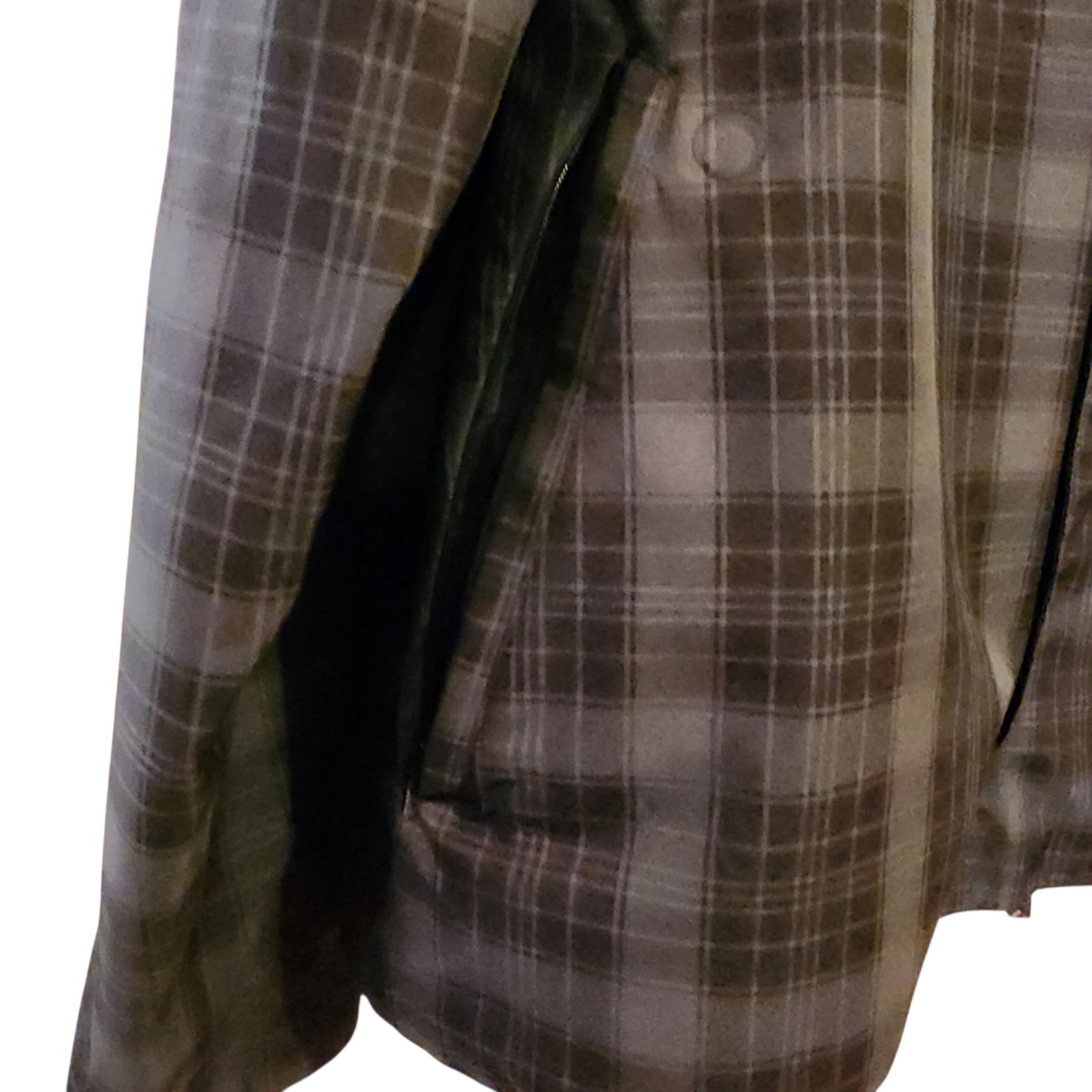 SACAI X NIKE Giacca Nike Tiger Woods Storm Fit uomo M grigia a quadri full zip vento pioggia golf taglia L