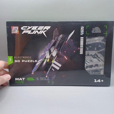 Geeek Club Cyber Punk Electronic 3D Puzzle ~ MAT002 Wipe Racer ~ NIP STEM Toy