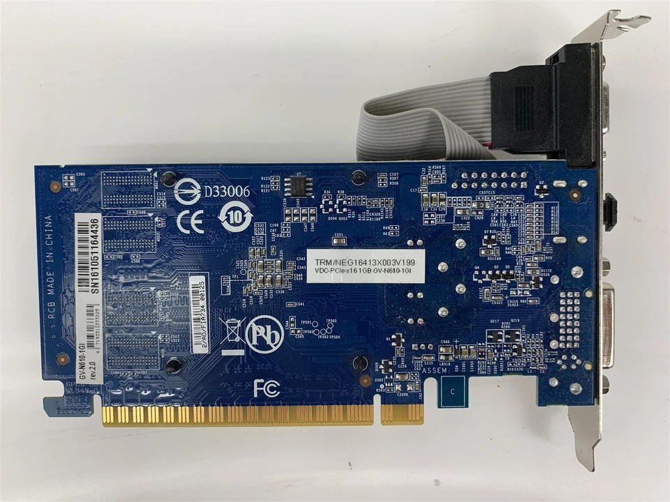  Gigabyte NVIDIA GeForce GT 610 GV-N610-1GI Graphics Card - Image 4 of 4