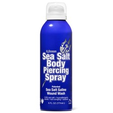 Sea Salt Body Piercing Spray - Saline Piercing Spray for Piercings  Body Mod...