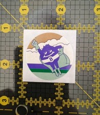 Vintage Stickers CTP Blueberry Scratch and Sniff Sticker Glossy GREAT SCENT