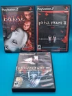 Fatal Frame 1, 2, & 3 Playstation 2 CIB VG Crimson Butterfly The Tormented PS2
