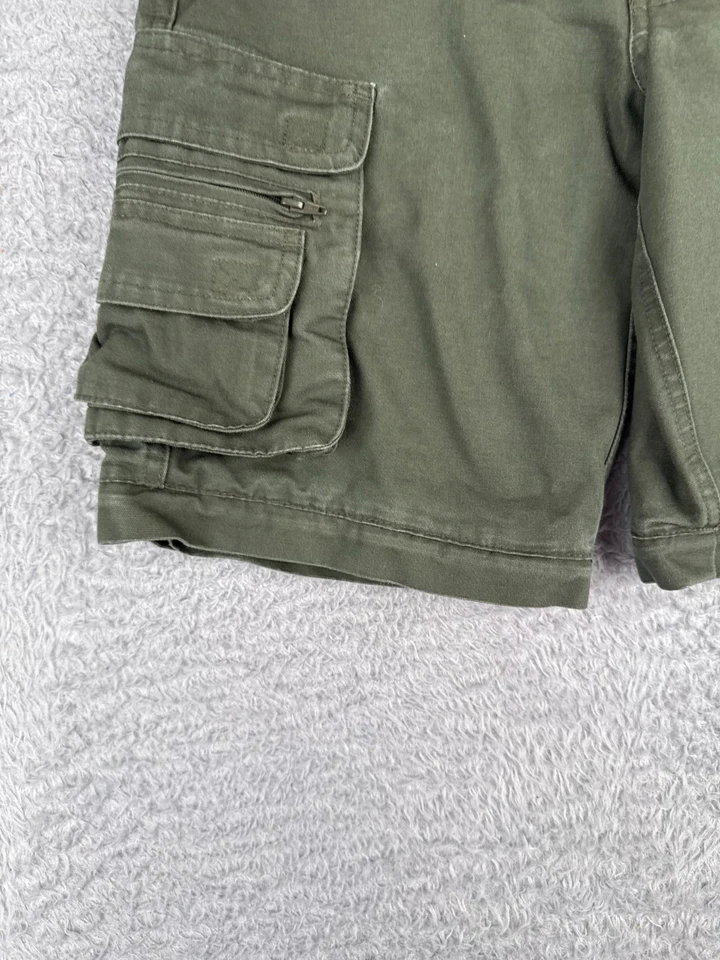 Boy Scouts Shorts Youth 8 Green Cotton Blend Convertible NO LEGS Cargo READ - Image 3 of 4