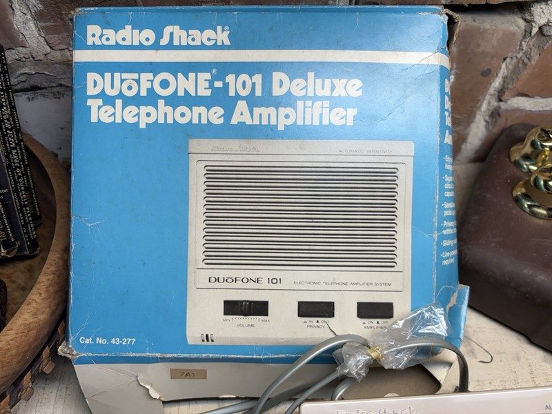 Radio Shack Duofone Electronic Telephone Amplifier System