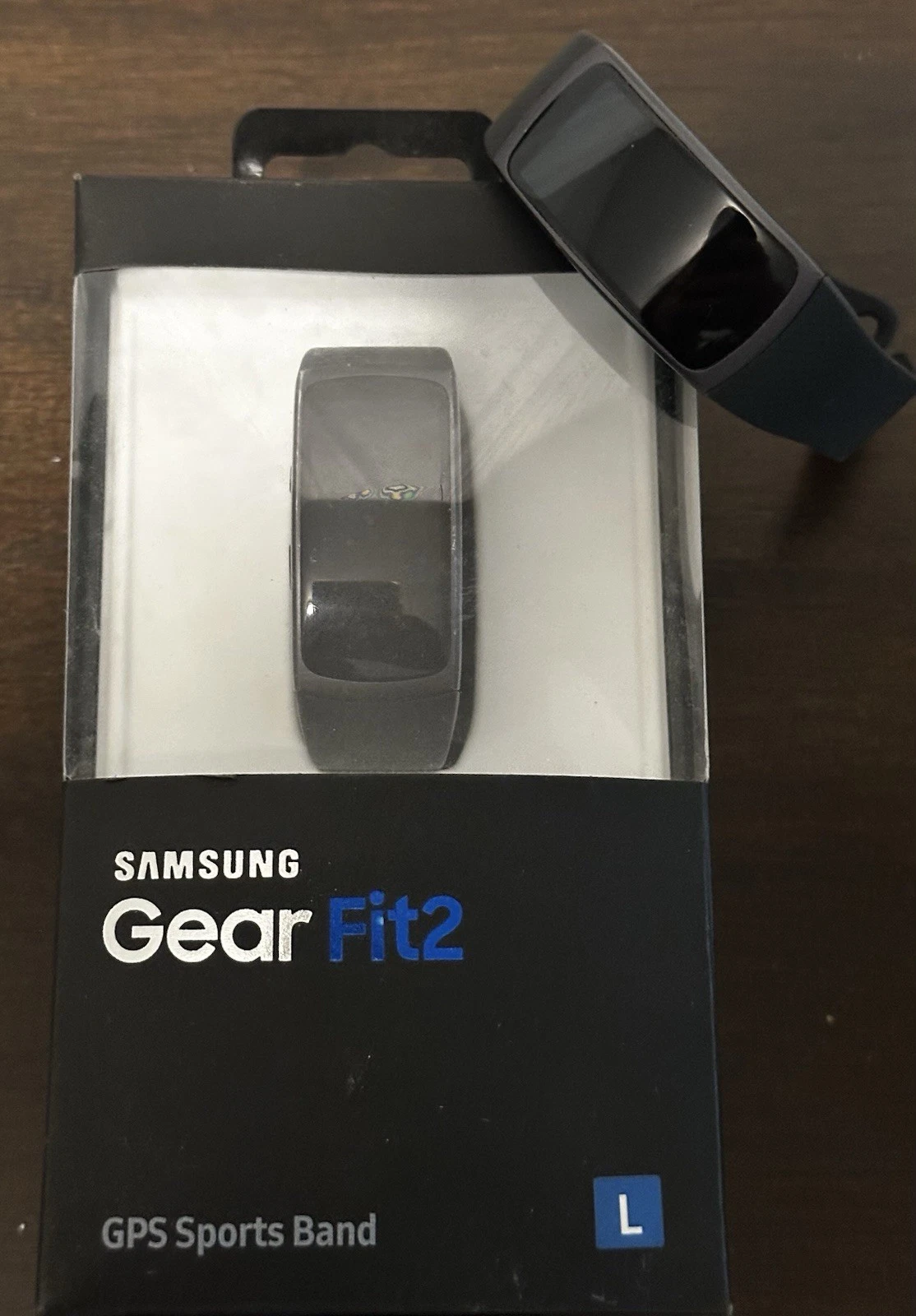 TWO Samsung Gear Fit2 SM-R360 Fitness Smartwatch GPS Large Black Parts Only