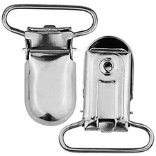 Attaches pour bretelles de tétine, attaches pour moufles à confectionner