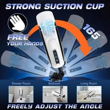 Sex Toys for Men Automatic Male Masturbator, Penis Pump with 10 Thrusting  Rota