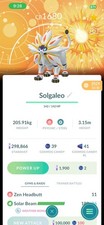 Solgaleo Sun Special Background Pokemon Go T- 20k Stardust