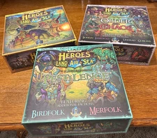 Heroes of Land, Air & Sea + Pestilence + Order & Chaos Expansions – Complete, Un