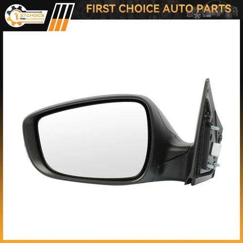 Mirror Fits 2011-13 Hyundai Elantra I35 LH Power Heated Black HY1320178 Lamp