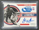 GEORGE GERVIN 2010 NATIONAL TREASURES #5 ABA LEGENDS AUTO 11/25 *LARGE CREASE*