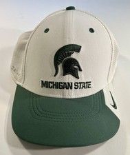 MSU Spartans Nike Legacy91 Dri Fit Hat Cap AeroBill Michigan State Lightweight