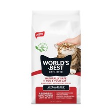Ultra Absorb Unscented Clumping Cat Litter Made from Corn, Quick Clumping