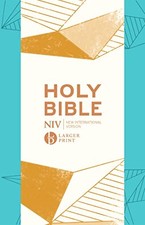 NIV Larger Print Personal Teal Soft-Tone Bible: Gift edition.by Version New**