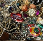 Vintage & Modern Some Signed Costume Jewelry Lot Full Small Priority Box # 6