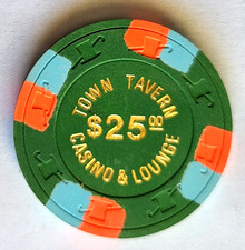 $25 Town Tavern - LAS VEGAS Casino Chip