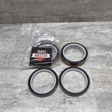 Lot Of 4 Rolls 1 Mil Kapton Tape Polyimide High Temperature, 2 X 1   2 X 1/2  