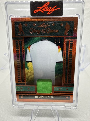 2026 Leaf Soccer Manuel Neuer Match Worn Jersey Relic #1/3 Germany Bayern Munich