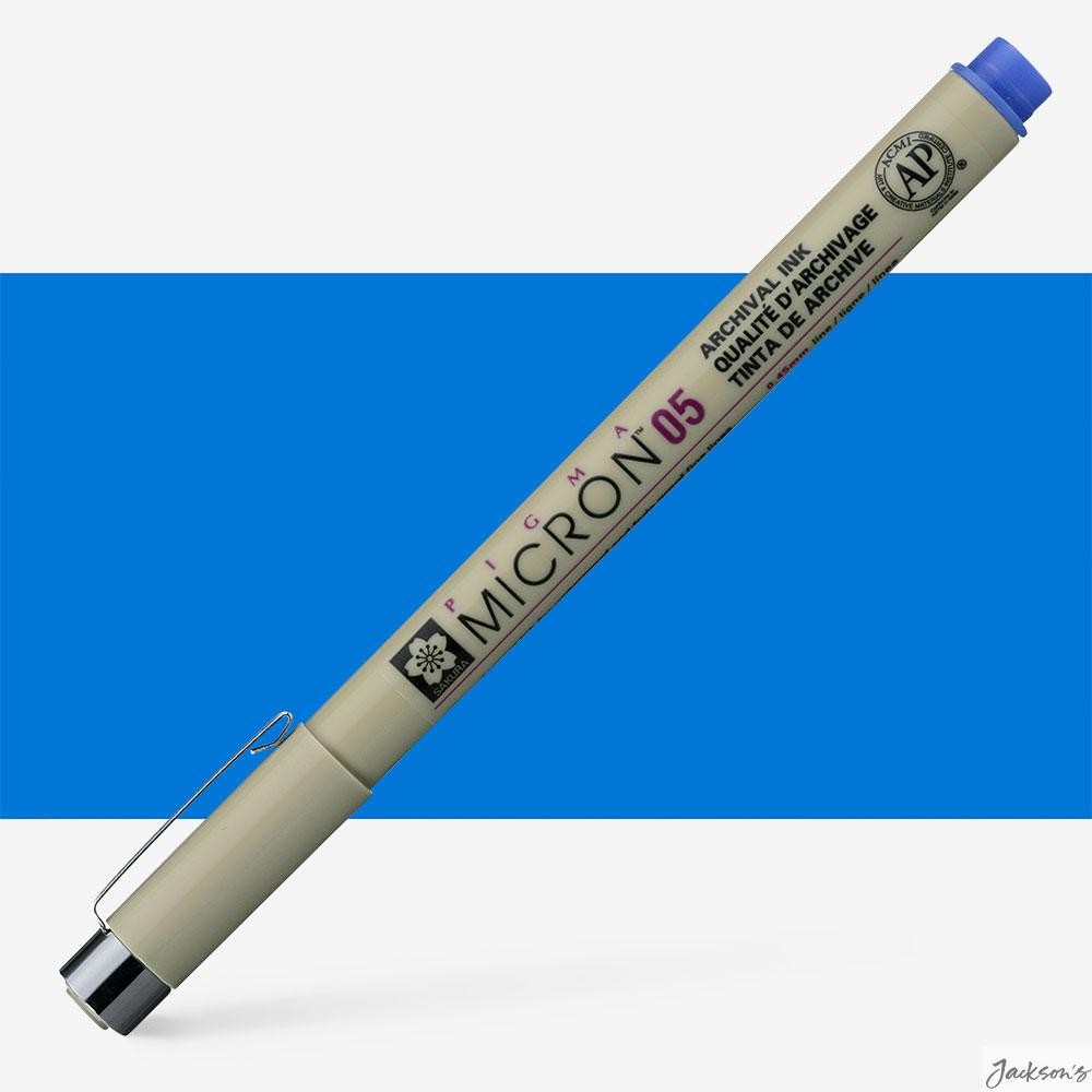 Sakura Pigma Micron Pen Pigment Ink 0.45mm Blue For Drawing Journals