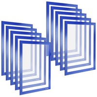 Poppstar 10X Magnetrahmen A4, HöHe 32,2 Cm, Breite 23,6 Cm, Blau