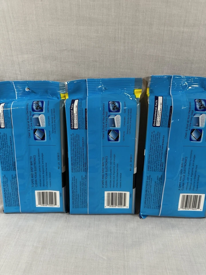 Windex Electronic Cleaning Wipes,Pre-Moistened Screen Wipes 3 Packs Of 25 - Image 2 of 4