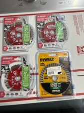 4-pack Dewalt Diablo Diamond Segmented Turbo Cut-Off Blade Masonry Brick 5  4"