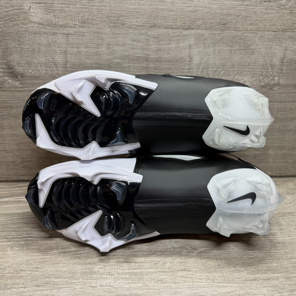 Nike Diamond Turf 93 TD White Black Football Cleats Shoe Men 