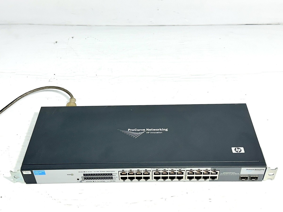 J9028B HP Procurve 1800-24G 24 Port Gigabiit Switch, Tested. | eBay