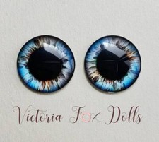 Blythe Doll Blue Eyechips Realistic Eye Chips 14mm Custom Furby Ooak Blythe BJD